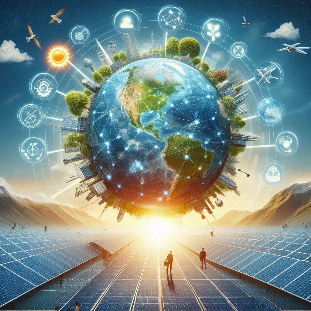 Energy Conversion Process from Sunlight to Usable Electricity